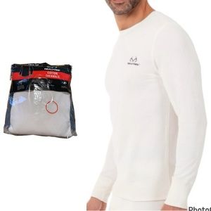 Realtree Cotton Crew Neck Thermals Top